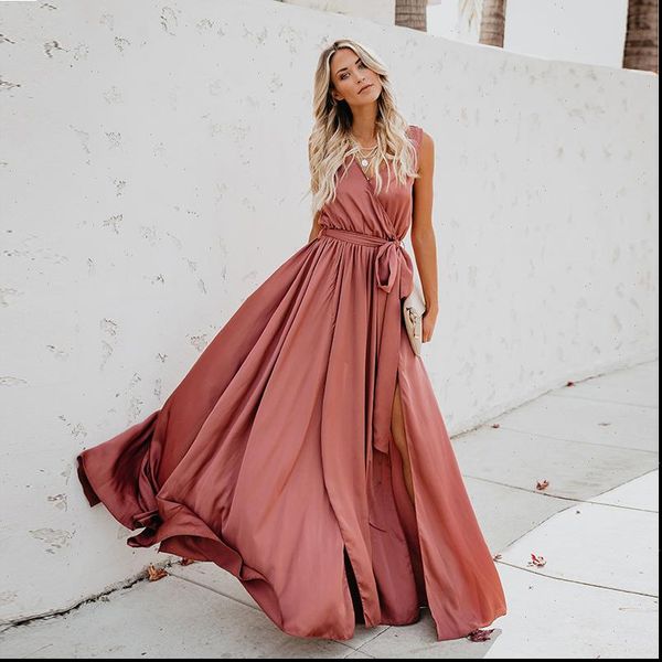 yellow plus size sleeveless women dresses v neck lace up split long maxi evening party for summer beach, Black;gray
yellow plus size sleeveless women dresses v neck lace up split long maxi evening party for summer beach, Black;gray