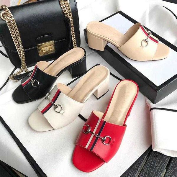 2021 summer lady slippers designer metal buckle genuine cowhide fashion female mid-heel sandals large size us4-us11 35-42 eur zlh, Black
2021 summer lady slippers designer metal buckle genuine cowhide fashion female mid-heel sandals large size us4-us11 35-42 eur zlh, Black
