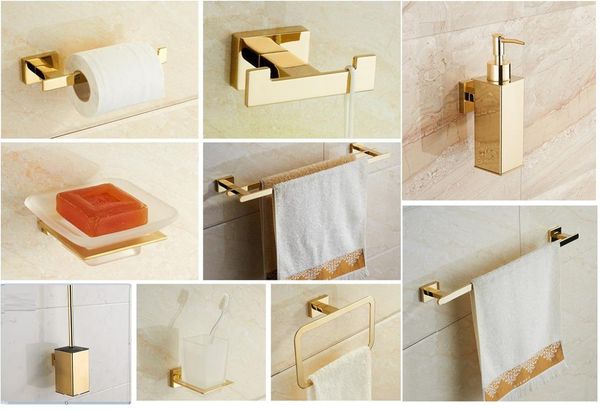bath accessory set golden towel rack bar gold stainless steel hardware set,robe hook,toilet brush cup holder soap dish bathroom accessories
bath accessory set golden towel rack bar gold stainless steel hardware set,robe hook,toilet brush cup holder soap dish bathroom accessories