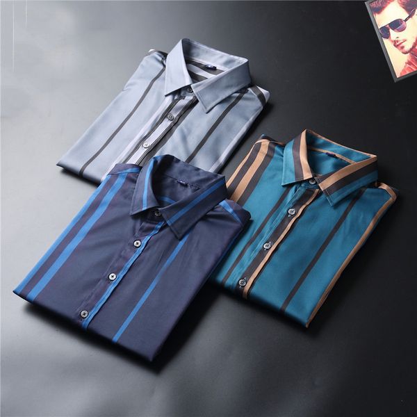 2021 summer luxury designer men's business casual shirt long sleeve stripe lapel shirts masculine social fashion plaid -xxxl-118, White;black
2021 summer luxury designer men's business casual shirt long sleeve stripe lapel shirts masculine social fashion plaid -xxxl-118, White;black