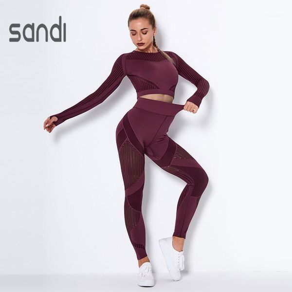 yoga outfit sandi high support fitness gym clothing women tracksuit set hollow out long sleeve crop sports leggings two piece
yoga outfit sandi high support fitness gym clothing women tracksuit set hollow out long sleeve crop sports leggings two piece