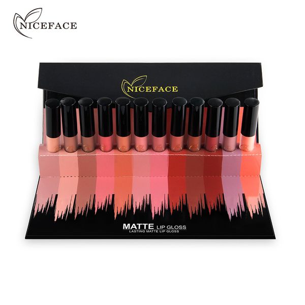 niceface velvet liquid stick kit 12 colors/box s makeup cosmetics nude matte gloss set waterproof silky lip stick kits
niceface velvet liquid stick kit 12 colors/box s makeup cosmetics nude matte gloss set waterproof silky lip stick kits