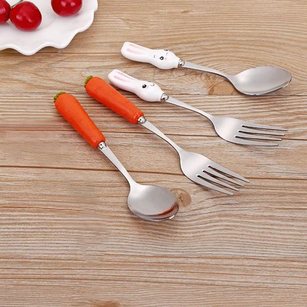 spoons 1pcs carrot handle baby feeding spoon tableware cute stainless steel ceramic kitchen supplies 
spoons 1pcs carrot handle baby feeding spoon tableware cute stainless steel ceramic kitchen supplies
