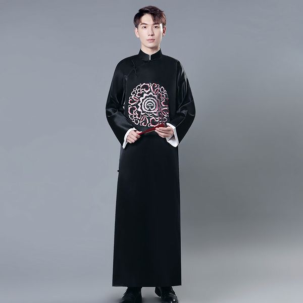 hanfu male ethnic clothing chinese ancient costume traditional men clothes crosstalk gown tv festival party stage performance garment, Red
hanfu male ethnic clothing chinese ancient costume traditional men clothes crosstalk gown tv festival party stage performance garment, Red