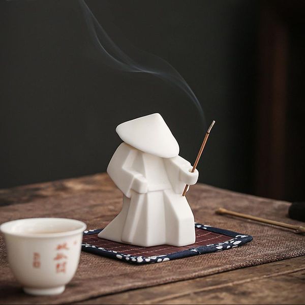 ceramic samurai incense stick gamer holder burners ornament home decor 4.7" tall p7ding fragrance lamps
ceramic samurai incense stick gamer holder burners ornament home decor 4.7" tall p7ding fragrance lamps