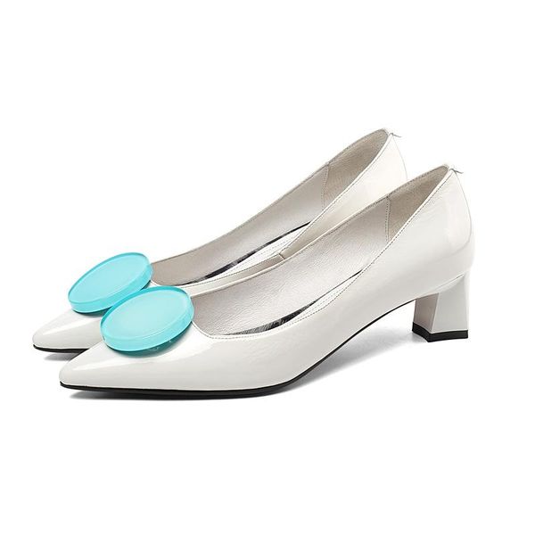 dress shoes women's trend inside and outside leather middle heel pointed thick soft sole comfortable lady, Black
dress shoes women's trend inside and outside leather middle heel pointed thick soft sole comfortable lady, Black