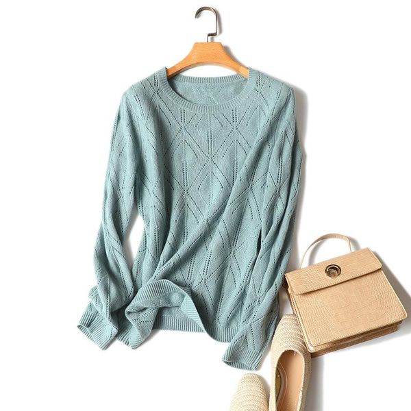 women's sweaters autumn hollow out designs crew neck casual soft 100% pure cashmere morandi pullovers, White;black
women's sweaters autumn hollow out designs crew neck casual soft 100% pure cashmere morandi pullovers, White;black