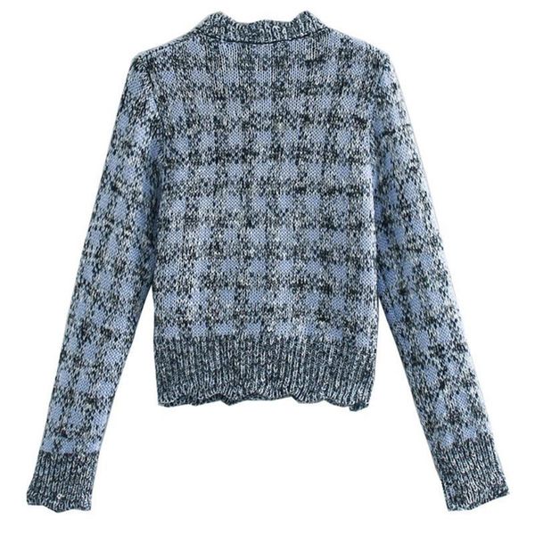 women's jackets v neck single breasted long sleeve vintage design autumn cardigan women knitted blue plaid sweaters, Black;brown
women's jackets v neck single breasted long sleeve vintage design autumn cardigan women knitted blue plaid sweaters, Black;brown