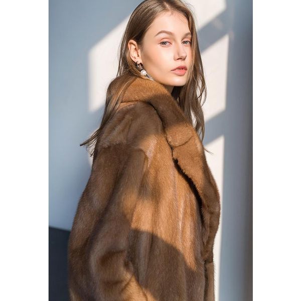 women's fur & faux ms article pass the rmm import velvet suit collar long mink coats coat female whole, Black
women's fur & faux ms article pass the rmm import velvet suit collar long mink coats coat female whole, Black