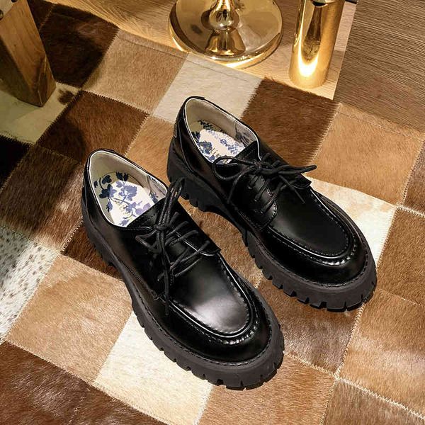 dress shoes creepers retro sewing lace-up platform muffins woman preppy elevated embroidery dragonfly flats thicken zapatos fjvm, Black
dress shoes creepers retro sewing lace-up platform muffins woman preppy elevated embroidery dragonfly flats thicken zapatos fjvm, Black