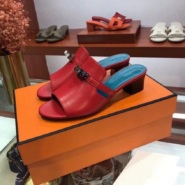 summer women square midde heels sandals sheepskin insole designers design genuine leather fashion slides flip flops slippers, Black
summer women square midde heels sandals sheepskin insole designers design genuine leather fashion slides flip flops slippers, Black