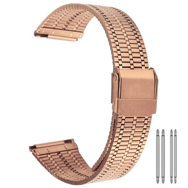 watch bands 20mm 22mm rose gold replacement wristwatch stainless steel strap hook clasp bracelet band for women, Black;brown
watch bands 20mm 22mm rose gold replacement wristwatch stainless steel strap hook clasp bracelet band for women, Black;brown