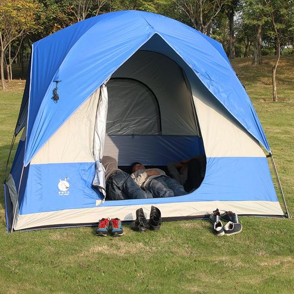 large space 5-6 people double layer outdoor camping tent rainproof set sunscreen in tents and shelters
large space 5-6 people double layer outdoor camping tent rainproof set sunscreen in tents and shelters