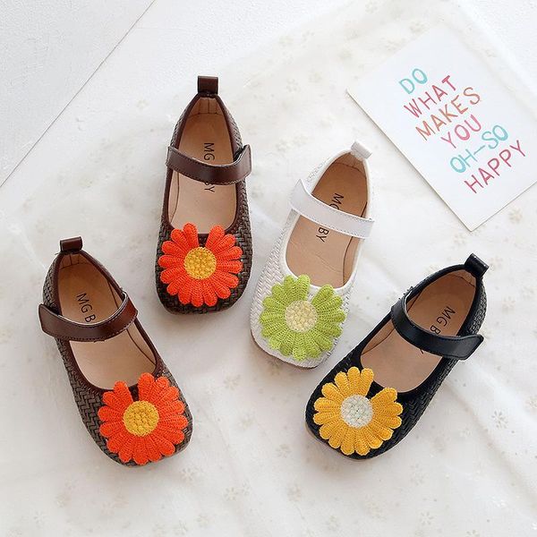 flat shoes selling wholesale retro style korea children soft bottom students sunflower knitting weaving kids girl single, Black;grey
flat shoes selling wholesale retro style korea children soft bottom students sunflower knitting weaving kids girl single, Black;grey