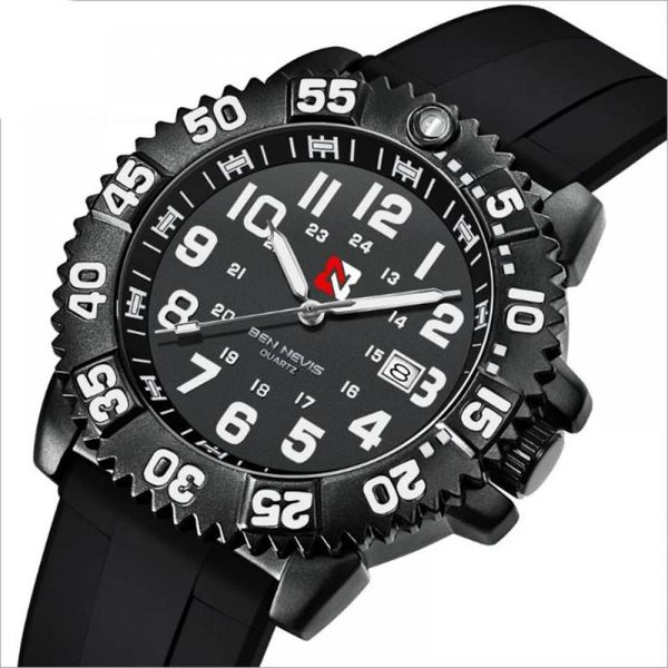 wristwatches bennevis men quartz watch cool full black white date silicone strap waterproof sports military wristwatch relogios masculino, Slivery;brown
wristwatches bennevis men quartz watch cool full black white date silicone strap waterproof sports military wristwatch relogios masculino, Slivery;brown