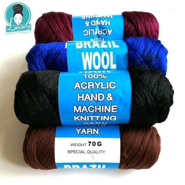 for braiding 70g per bundle brazilian wool hair flame retardant synthetic fiber box braids senegalese twist braids1, Black
for braiding 70g per bundle brazilian wool hair flame retardant synthetic fiber box braids senegalese twist braids1, Black