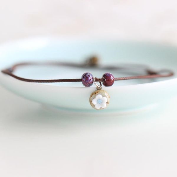 anklets hand kneading flower pendant porcelain original handmade ceramic anklet simple fashion women small jewelry manufacturers special, Red;blue
anklets hand kneading flower pendant porcelain original handmade ceramic anklet simple fashion women small jewelry manufacturers special, Red;blue