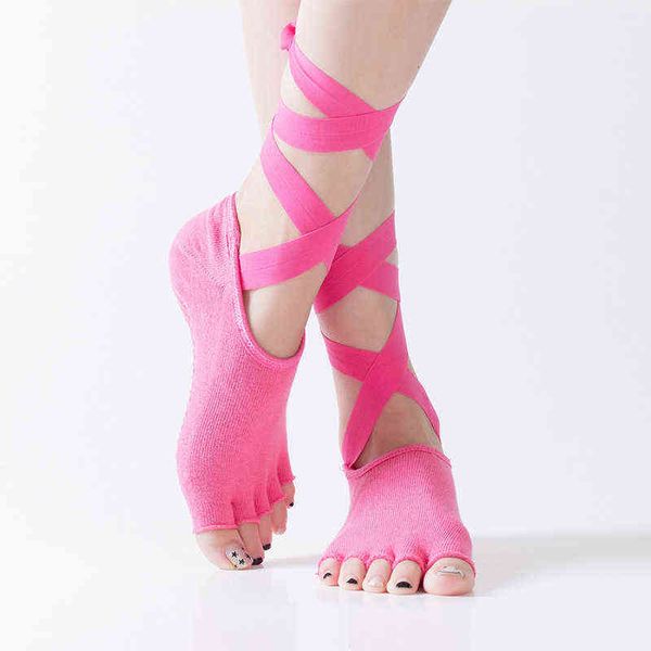 lengthened lace up open toe dispensing dance combed cotton fashion sports yoga socks, Black;white
lengthened lace up open toe dispensing dance combed cotton fashion sports yoga socks, Black;white