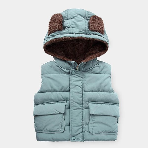 jackets 2021 autumn winter hooded plus fleece sleeveless vest jacket for girls children's clothing kid clothes girl, Blue;gray
jackets 2021 autumn winter hooded plus fleece sleeveless vest jacket for girls children's clothing kid clothes girl, Blue;gray