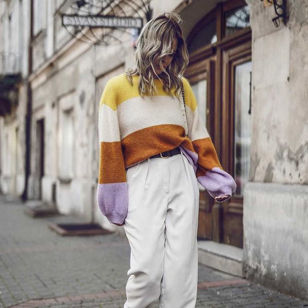 women's sweaters sweaters women casual contrast color lantern sweater long sleeve o neck knitted pullovers autumn winter loose warm ju, White;black
women's sweaters sweaters women casual contrast color lantern sweater long sleeve o neck knitted pullovers autumn winter loose warm ju, White;black