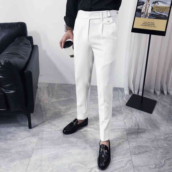 men's pants korean style fall fashion all-match straight white autumn streetwear business casual slim fit pant office trousers oc4, Black
men's pants korean style fall fashion all-match straight white autumn streetwear business casual slim fit pant office trousers oc4, Black