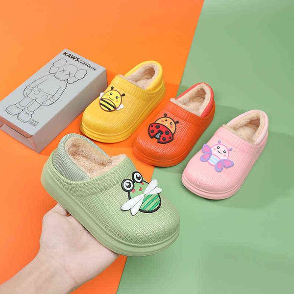 chilen's cotton slipper bag heel waterproof and anti-skid cute plush thickened baby slippers warm plush chilen's shoes in autumn, Black
chilen's cotton slipper bag heel waterproof and anti-skid cute plush thickened baby slippers warm plush chilen's shoes in autumn, Black