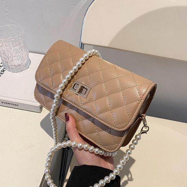 fashion handbag korean style pu leather women small square bag solid rhomboid lattice pearl chain female cross shoulder bags
fashion handbag korean style pu leather women small square bag solid rhomboid lattice pearl chain female cross shoulder bags