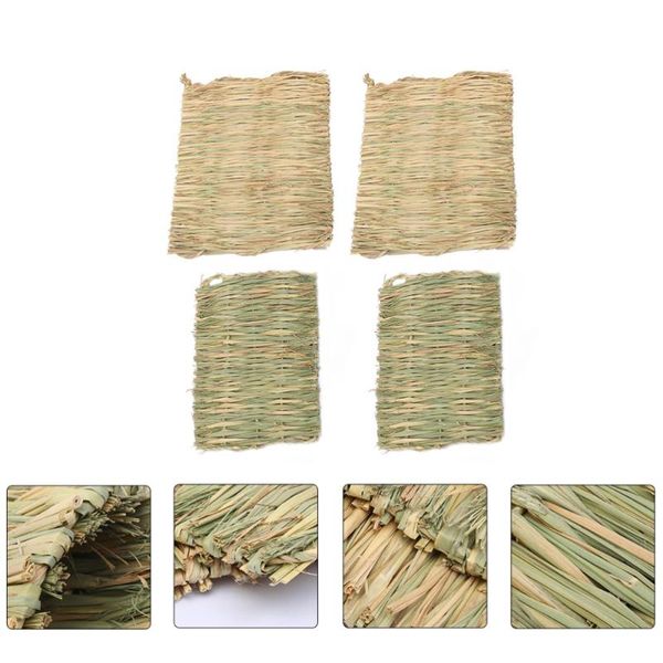 4pcs pet cooling cushion weaving grass pad woven for hamster cat beds & furniture
4pcs pet cooling cushion weaving grass pad woven for hamster cat beds & furniture
