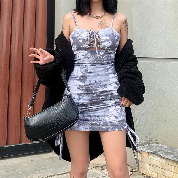 casual dresses tie dye print summer dress slim hollow out bandage dreawstring sleeveless spaghetti straps for women, Black;gray
casual dresses tie dye print summer dress slim hollow out bandage dreawstring sleeveless spaghetti straps for women, Black;gray