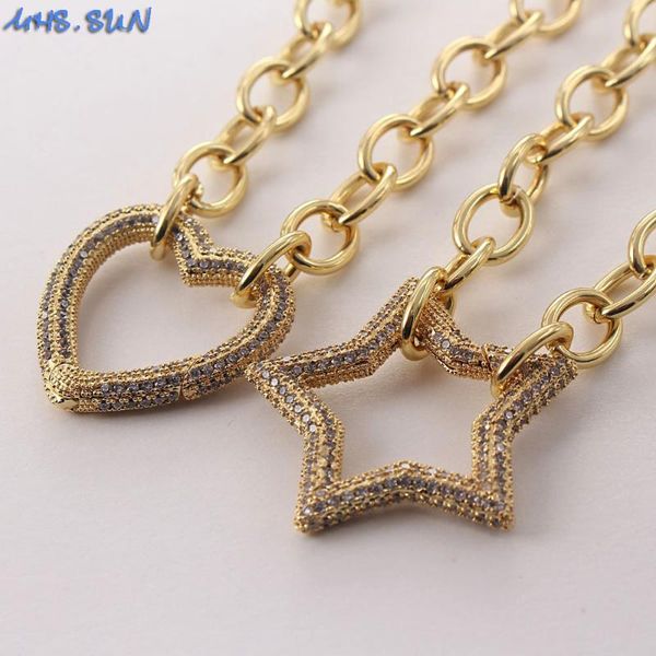 mhs.sun fashion heart/star/cross/clouds pendant necklace with cubic zircon jewelry for women gift chunky chain 1pc necklaces, Silver
mhs.sun fashion heart/star/cross/clouds pendant necklace with cubic zircon jewelry for women gift chunky chain 1pc necklaces, Silver
