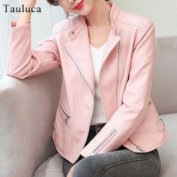 women's leather & faux pu jacket soft coat female motorcycle biker ladies chaqueta cuero mujer, Black
women's leather & faux pu jacket soft coat female motorcycle biker ladies chaqueta cuero mujer, Black