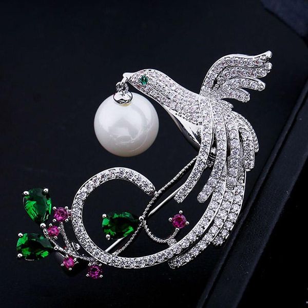 pins, brooches pave zircon phoenix jewelry for women bridal accessory perfect pearl copper hijab pins brooch and pendant, Gray
pins, brooches pave zircon phoenix jewelry for women bridal accessory perfect pearl copper hijab pins brooch and pendant, Gray
