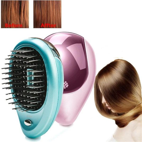 hair brushes electric ionic hairbrush portable mini small magic beauty brush negative ions comb styling tools, Silver
hair brushes electric ionic hairbrush portable mini small magic beauty brush negative ions comb styling tools, Silver