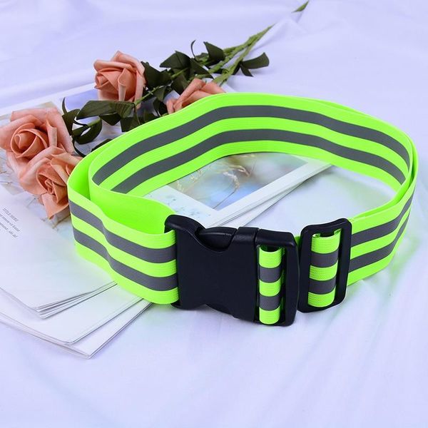 1pc high visibility reflective waist support safety security belt for night running walking biking accessories, Black;gray
1pc high visibility reflective waist support safety security belt for night running walking biking accessories, Black;gray