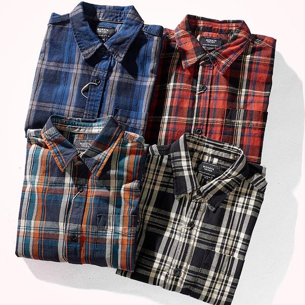 men's casual shirts 2021 autumn and winter japanese retro thickened plaid shirt fashion raglan sleeve loose 100% cotton blouses coat, White;black
men's casual shirts 2021 autumn and winter japanese retro thickened plaid shirt fashion raglan sleeve loose 100% cotton blouses coat, White;black