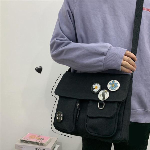 sunglasses canvas diagonal cross bag youth fashion casual version ladies large capacity shoulder solid color women messenger bags, White;black
sunglasses canvas diagonal cross bag youth fashion casual version ladies large capacity shoulder solid color women messenger bags, White;black