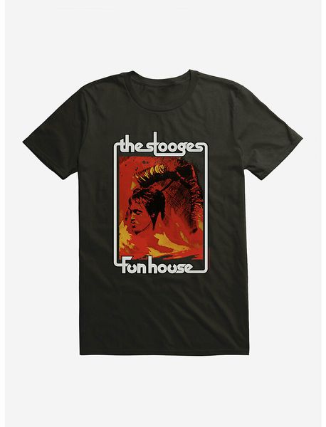 iggy pop funhouse t-shirt, White;black
