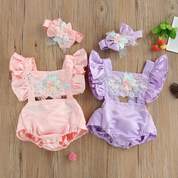 toddler baby girls summer princess embroidery pearl flower romper jumpsuits+headband birthday baptism jumpsuits outfits rompers, Blue 
toddler baby girls summer princess embroidery pearl flower romper jumpsuits+headband birthday baptism jumpsuits outfits rompers, Blue