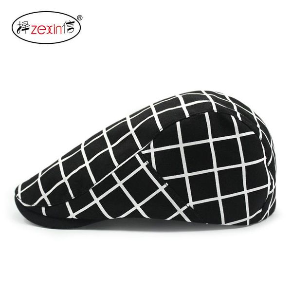 berets hat man spring and summer thin plaid beret woman french fashion 2021 retro forward sun breathable cap ladies hats, Blue;gray
berets hat man spring and summer thin plaid beret woman french fashion 2021 retro forward sun breathable cap ladies hats, Blue;gray