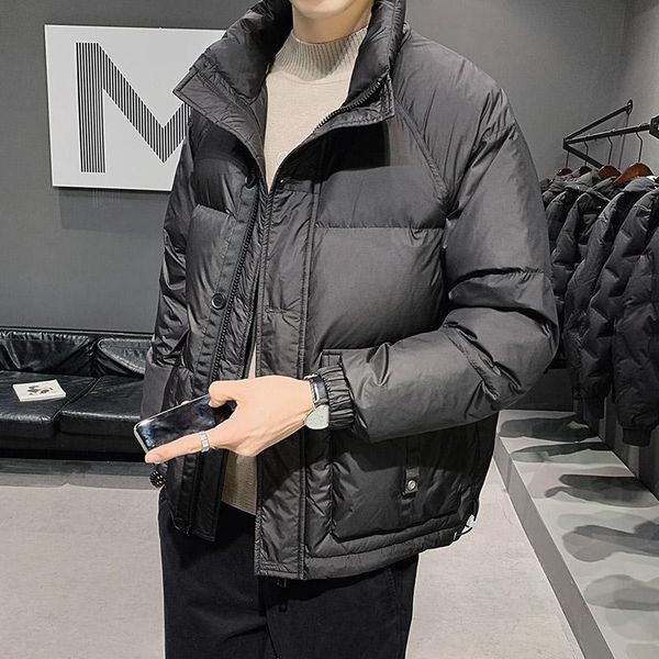 men's down & parkas 2021 winter jacket fashion duck coats men windproof thick warm casual mens clothing loose outwear b332, Black
men's down & parkas 2021 winter jacket fashion duck coats men windproof thick warm casual mens clothing loose outwear b332, Black