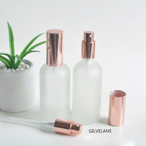 100ml rose gold empty essential oil spray bottle frosted glass spraying container package perfume sprayer
100ml rose gold empty essential oil spray bottle frosted glass spraying container package perfume sprayer