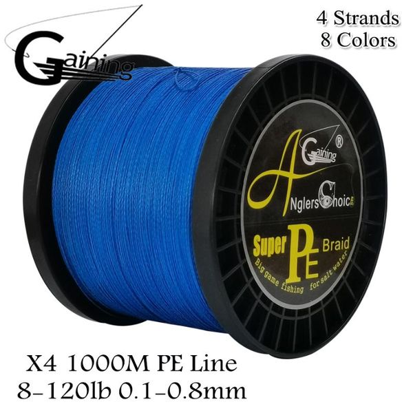 braid line 4 strands braided fishing x4 1000m pe 8-120lb smooth multifilament
braid line 4 strands braided fishing x4 1000m pe 8-120lb smooth multifilament