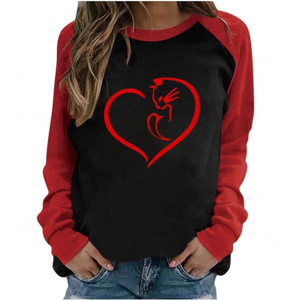 women's t-shirt harajuku women t shirt spring love print long sleeve color matching t-shirts casual loose tee shirts femme tshirt, White
women's t-shirt harajuku women t shirt spring love print long sleeve color matching t-shirts casual loose tee shirts femme tshirt, White