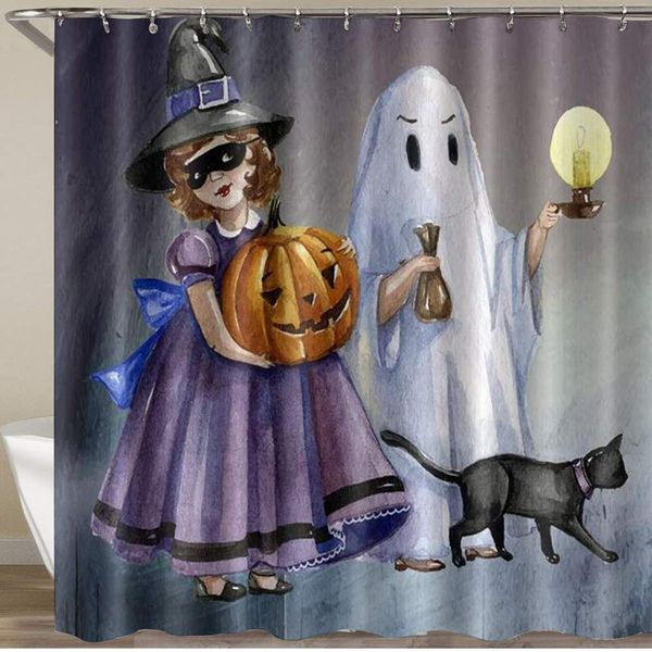 shower curtain,witches and ghosts,polyester fabric waterproof bath curtains hooks included - 72 x 72 inches
shower curtain,witches and ghosts,polyester fabric waterproof bath curtains hooks included - 72 x 72 inches
