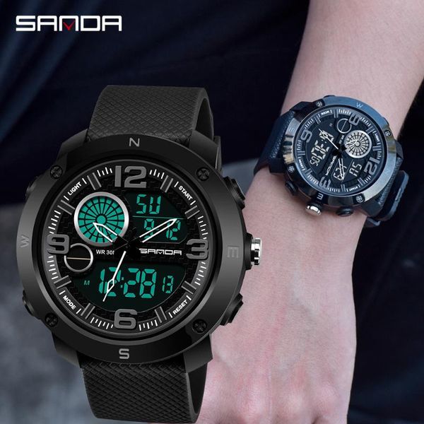 wristwatches 2021sanda 762 sports men's watches military quartz watch men waterproof s clock relogio masculino, Slivery;brown
wristwatches 2021sanda 762 sports men's watches military quartz watch men waterproof s clock relogio masculino, Slivery;brown