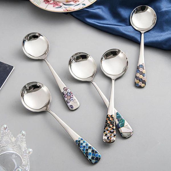 spoons 10pcs/set japanese soup spoon 304 stainless steel family kitchen
spoons 10pcs/set japanese soup spoon 304 stainless steel family kitchen