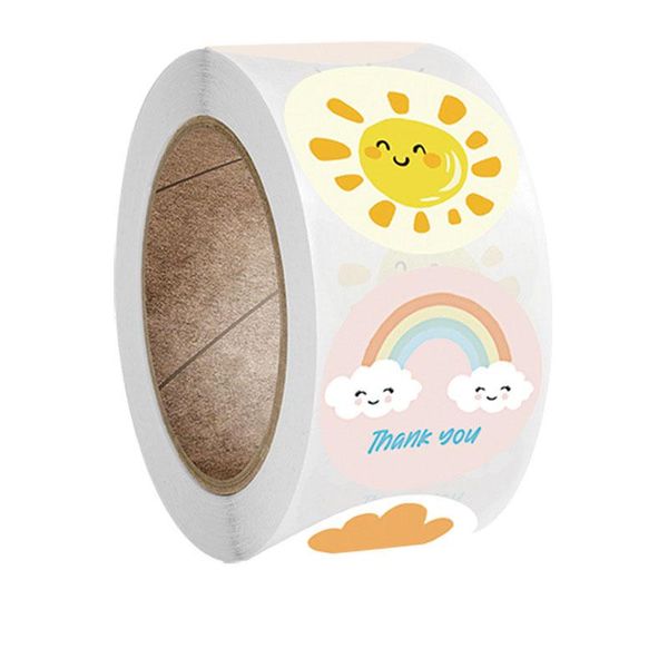 gift wrap qiduo 500pcs cute rainbow thank you sticker seal label round flower multicolor kawaii handmade stationery
gift wrap qiduo 500pcs cute rainbow thank you sticker seal label round flower multicolor kawaii handmade stationery