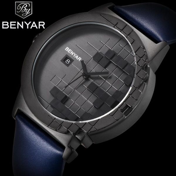 wristwatches benyar 2021 luxury brand men's watches quartz analog 3d leather watch men army military sports wristwatch relogio masculin, Slivery;brown
wristwatches benyar 2021 luxury brand men's watches quartz analog 3d leather watch men army military sports wristwatch relogio masculin, Slivery;brown