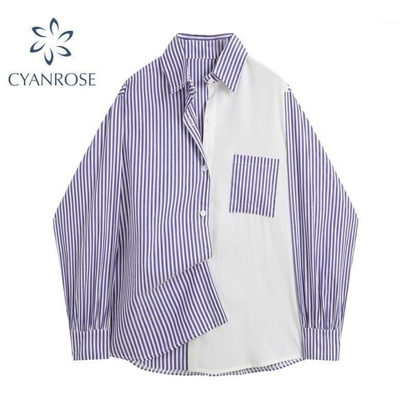 fashion blue striped blouse shirts women 2021 autumn female cotton casual long sleeve turn down collar ladies women's blouses &, White
fashion blue striped blouse shirts women 2021 autumn female cotton casual long sleeve turn down collar ladies women's blouses &, White