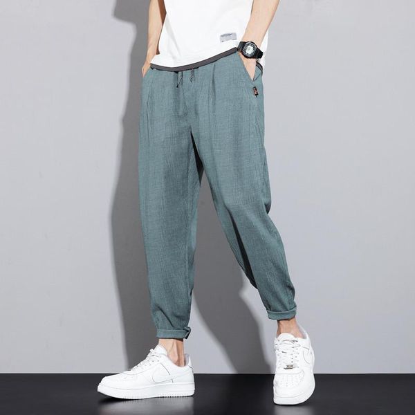 men's pants 2021 ice silk casual sports summer fashion brand thin student loose large harem quick drying, Black
men's pants 2021 ice silk casual sports summer fashion brand thin student loose large harem quick drying, Black